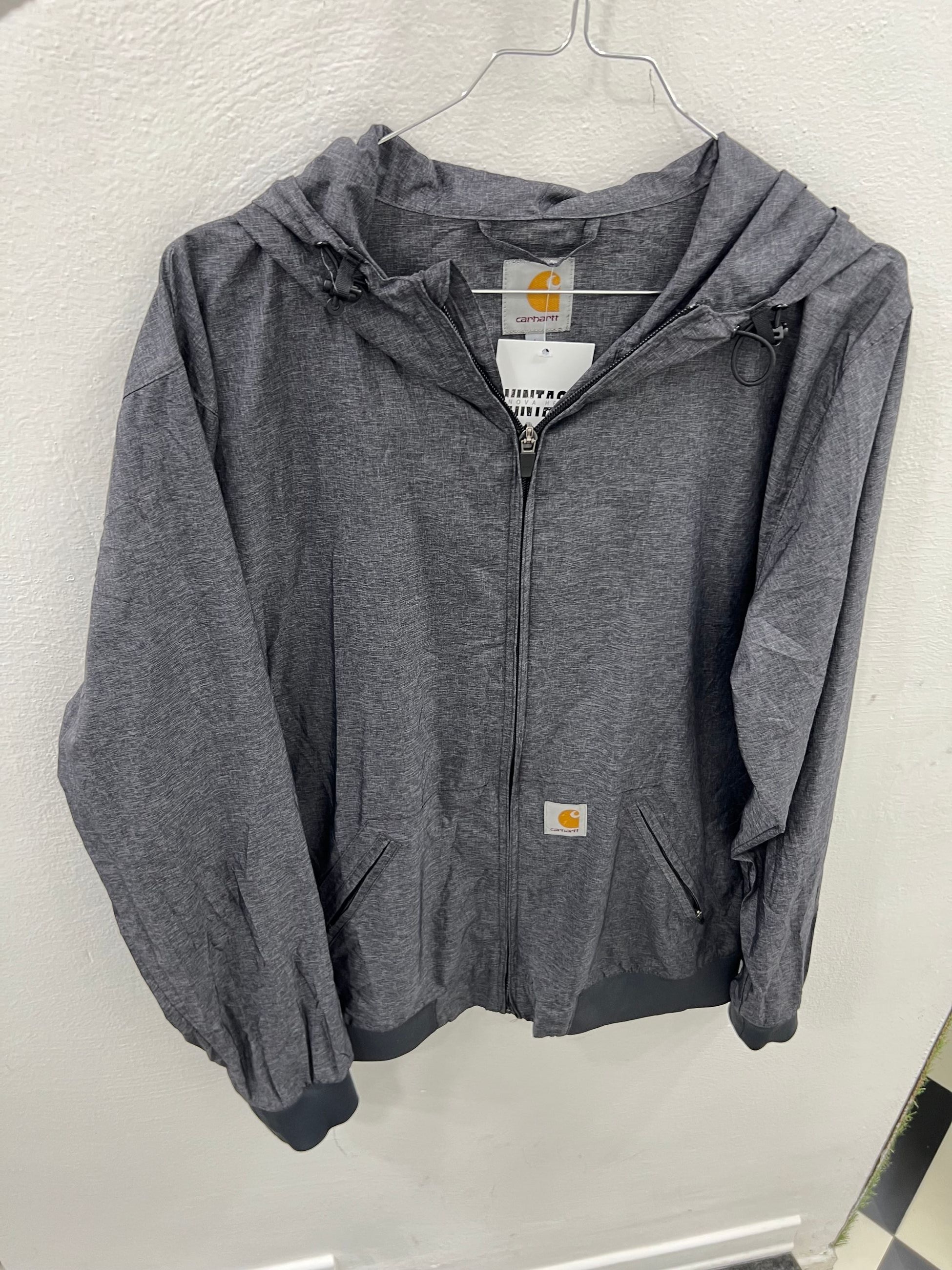 felpa con zip carhartt